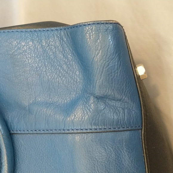 Rebecca minkoff blue black shoulder bag - Picture 8 of 10